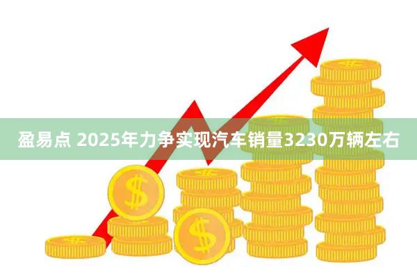 盈易点 2025年力争实现汽车销量3230万辆左右