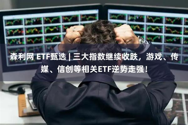 森利网 ETF甄选 | 三大指数继续收跌，游戏、传媒、信创等相关ETF逆势走强！