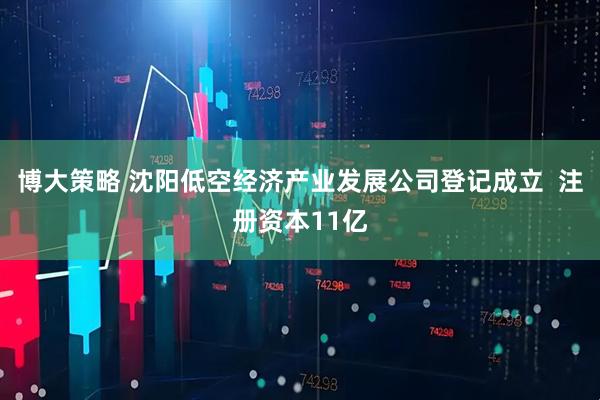 博大策略 沈阳低空经济产业发展公司登记成立  注册资本11亿